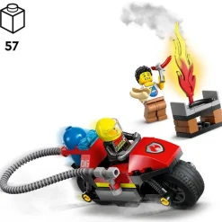 LEGO Lego|City Moto de Rescate de Bomberos