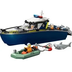 LEGO Lego|City Persecución en Barco de Policía