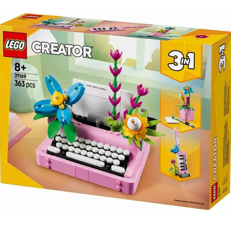 LEGO Lego|Creator 3 en 1 Máquina de Escribir con Flores