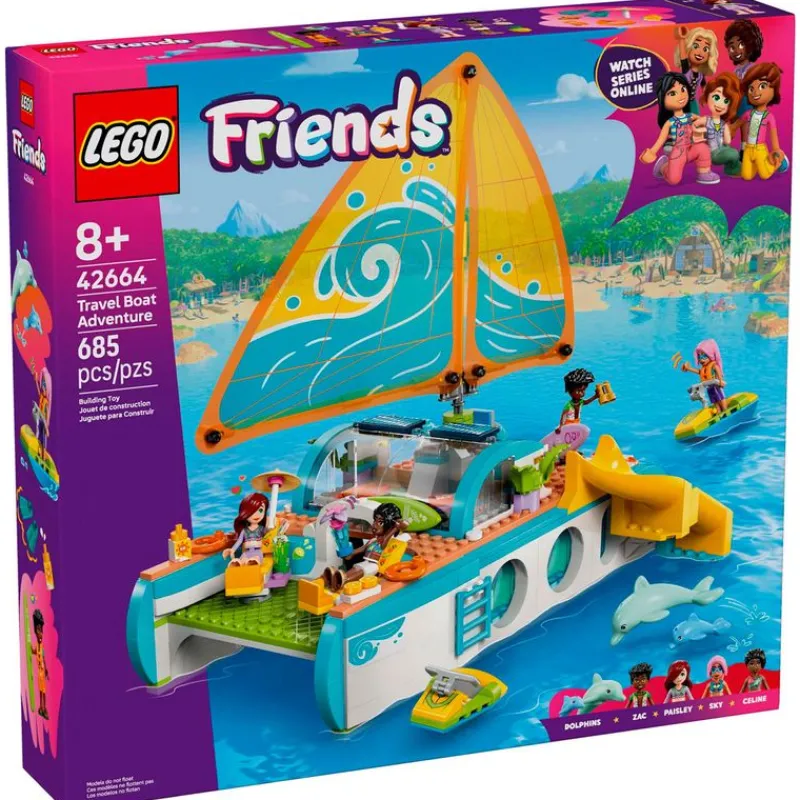LEGO Friends Aventura en el Barco de Viaje- Lego