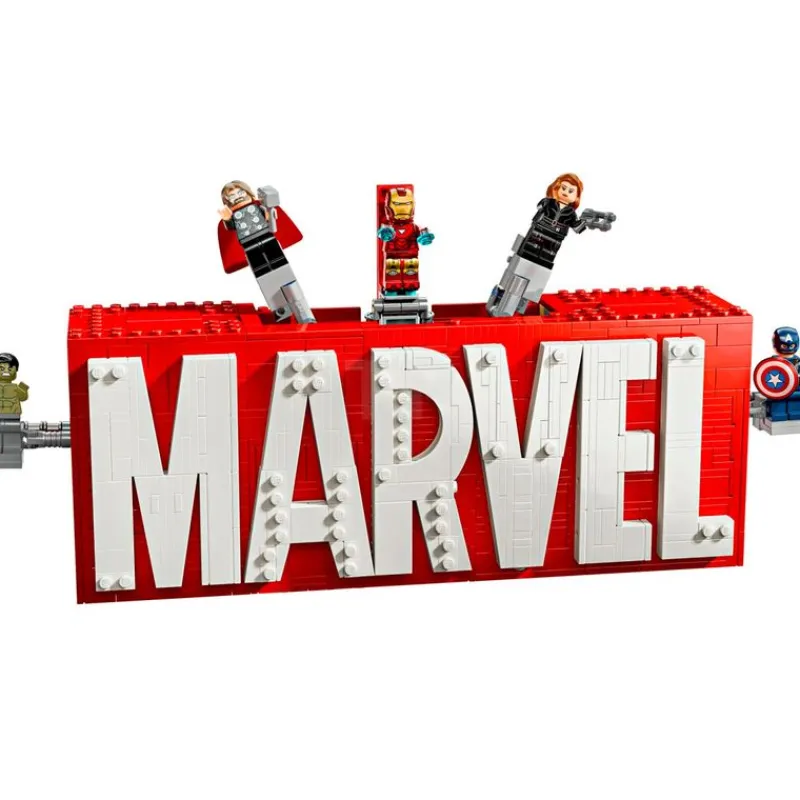LEGO Marvel|Lego Personajes|Marvel Logotipo y Minifiguras