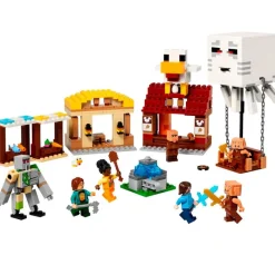 LEGO Lego Personajes|Lego|Minecraft El Ataque a la Aldea del Globo de Ghast