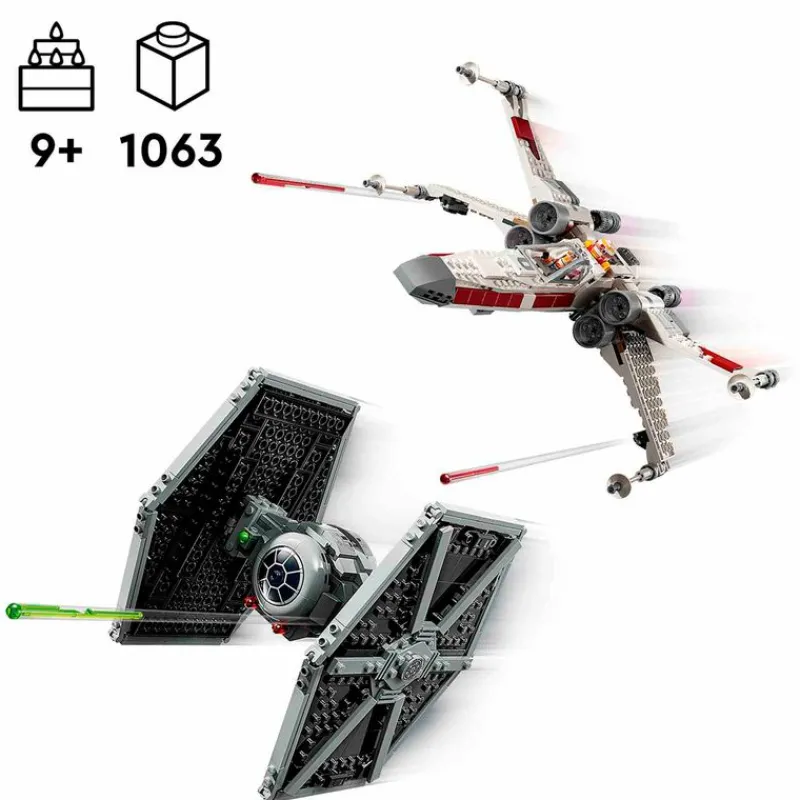 LEGO Star Wars Caza TIE y Ala-X Fusionados- Star Wars|Lego