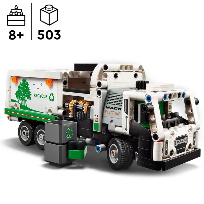 LEGO Lego Technic|Lego|Technic Camión de Residuos Mack® LR Electric
