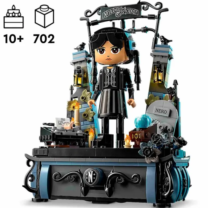 LEGO Wednesday Figura de Miércoles Addams- Halloween|Lego