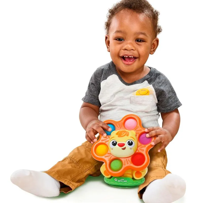 VTECH Primera Infancia Y Preescolar|León Quita y Pon Juguete con Ventosa