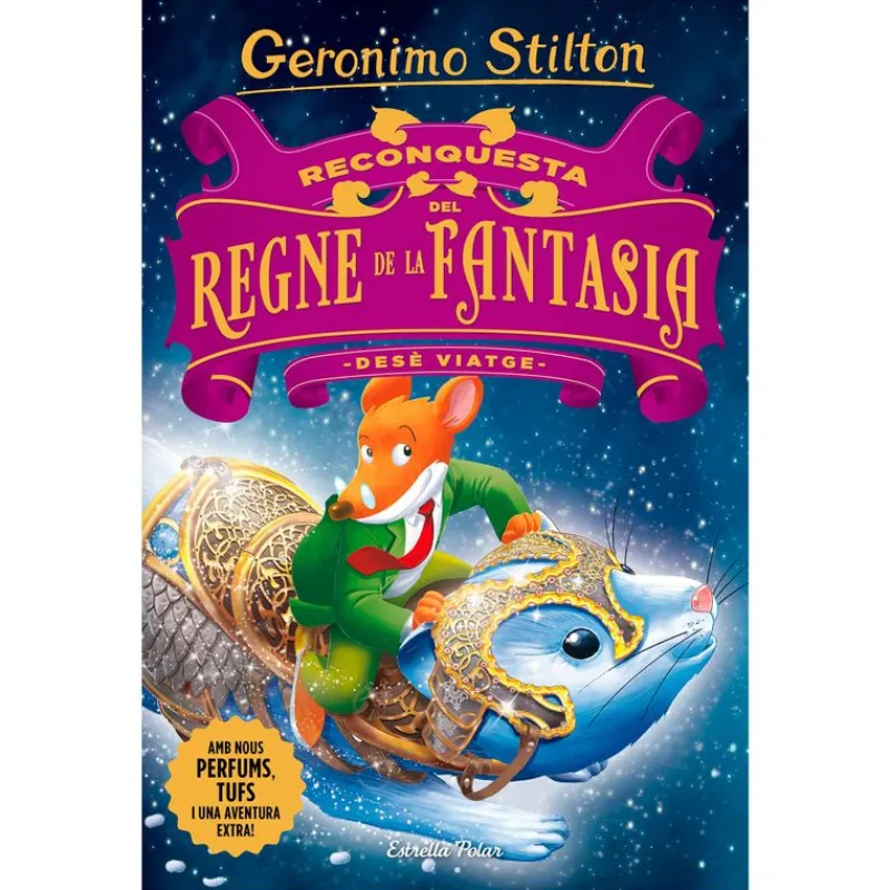 SELECCION DRIM Artículos En Catalán|Escolar|Libro de Lectura Geronimo Stilton Reconquesta del Regne de la Fantasia Desé Viatge