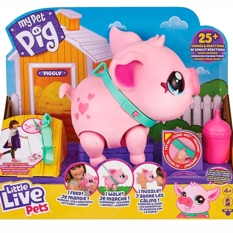 FAMOSA Little Live Pets Mi Pequeño Cerdito- Electrónicos|Muñecas