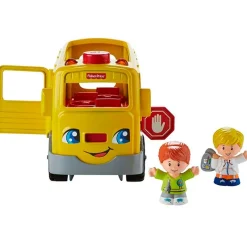 FISHER PRICE Primera Infancia Y Preescolar|Vehículos, Trenes Y Parkings|Little People Autobús Siéntate Conmigo.