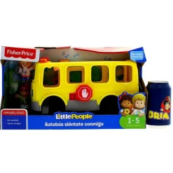 FISHER PRICE Primera Infancia Y Preescolar|Vehículos, Trenes Y Parkings|Little People Autobús Siéntate Conmigo.