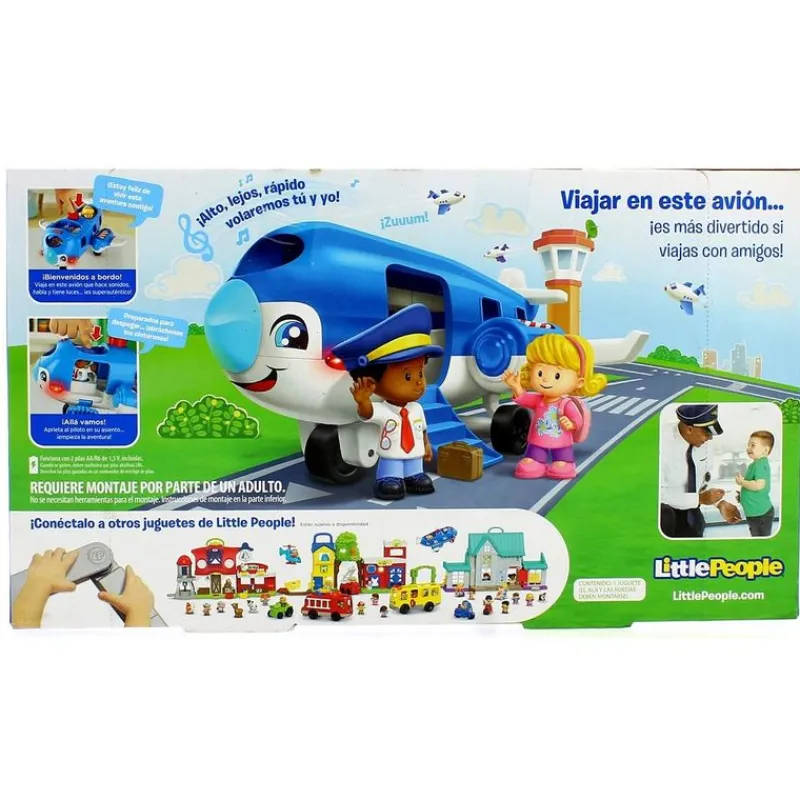 FISHER PRICE Little People Avión Viaja Conmigo- Vehículos, Trenes Y Parkings|Primera Infancia Y Preescolar