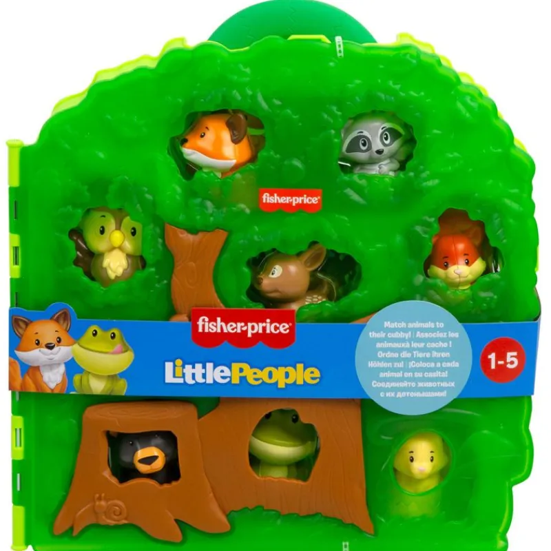 FISHER PRICE Little People Estuche portátil Amigos del Bosque- Primera Infancia Y Preescolar