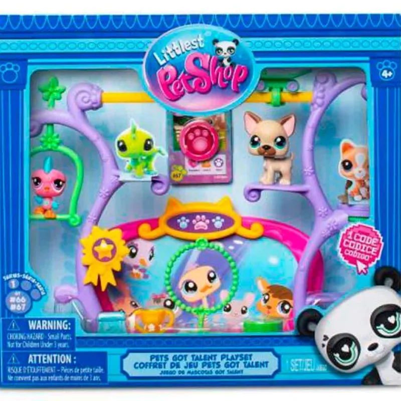 BANDAI Figuras Y Figuras De Acción|Muñecas|Littlest Pet Shop Playset Juego de Got Talent