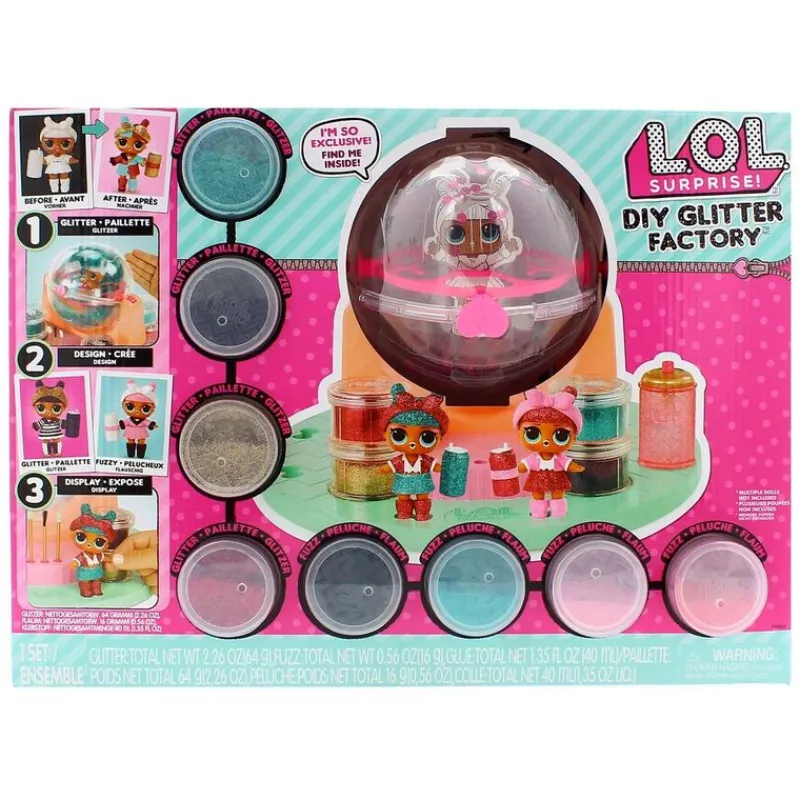 GIOCHI PREZIOSI LOL Surprise Fábrica Purpurina DIY- Manualidades