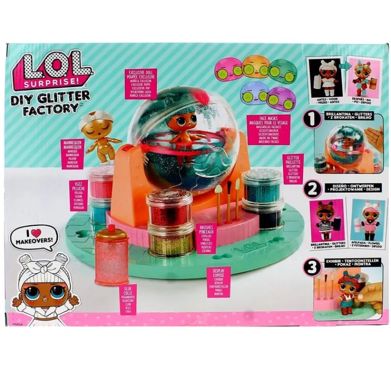 GIOCHI PREZIOSI LOL Surprise Fábrica Purpurina DIY- Manualidades