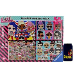RAVENSBURGER Puzzles Y Construcciones|LOL Surprise Pack Puzzle 4x100 Piezas