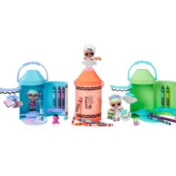 MGA LOL Surprise x Crayola Color Me Studio Sorpresa- Manualidades|Muñecas