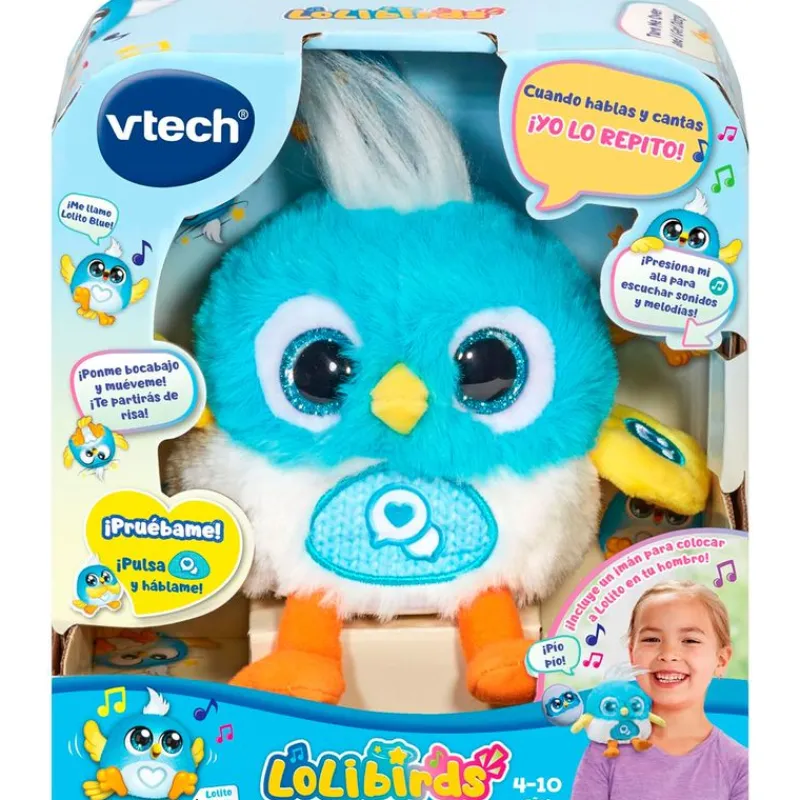 VTECH Electrónicos|Muñecas|LoLibirds Mascota Interactiva Azul