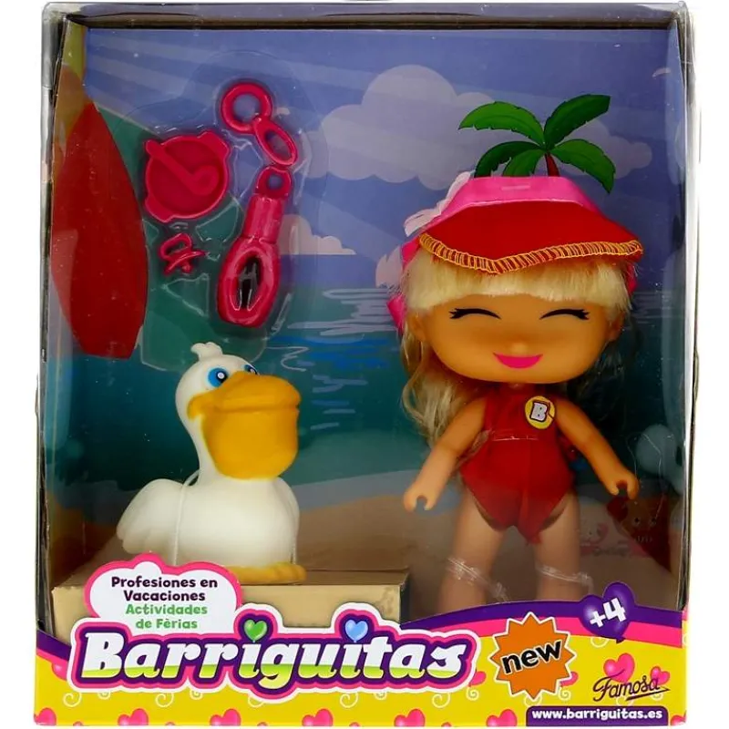 FAMOSA Muñecas|Los Barriguitas Profesión de Vacaciones Cuidadora de Aves