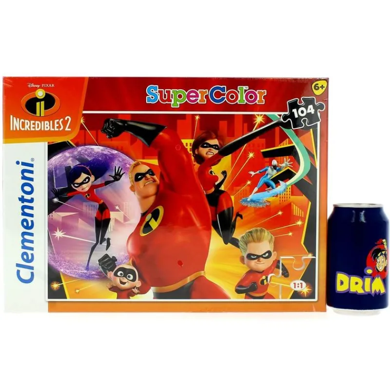 CLEMENTONI Los Increíbles 2 Puzzle 104 Piezas- Puzzles Y Construcciones