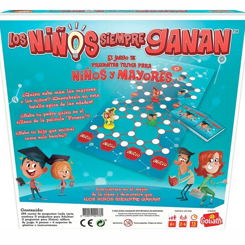 GOLIATH Juegos De Mesa|Los Niños Siempre Ganan Juego de Mesa