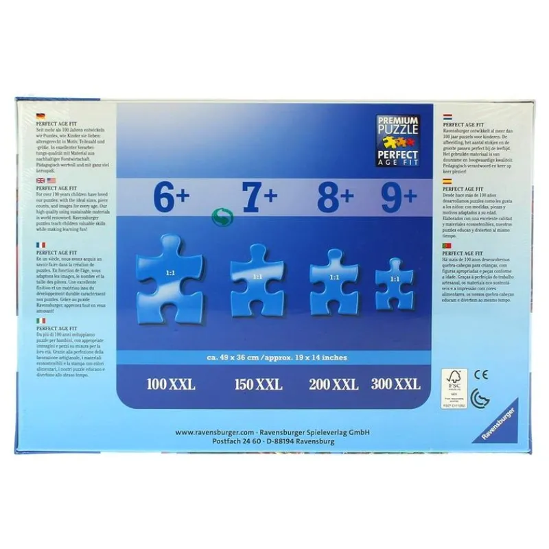 RAVENSBURGER Puzzles Y Construcciones|Los Vengadores Puzzle de 100 Piezas XXL