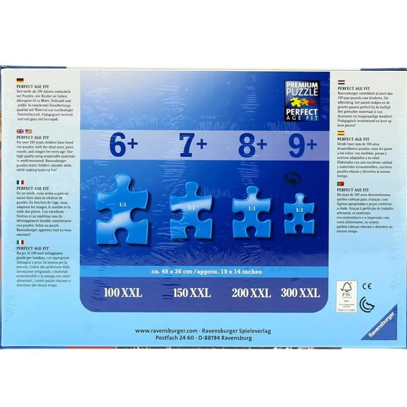 RAVENSBURGER Marvel|Puzzles De 100 A 500 Piezas|Los Vengadores Puzzle de 300 Piezas XXL