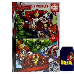 EDUCA Los Vengadores Puzzle 2x48 Piezas- Puzzles Y Construcciones