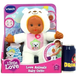 VTECH Love Animals Muñeco Bebé Osito- Primera Infancia Y Preescolar