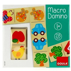 GOULA Macro Dominó de Madera- Juegos De Mesa