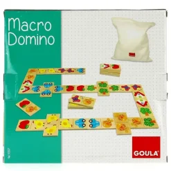 GOULA Macro Dominó de Madera- Juegos De Mesa