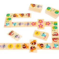 GOULA Primera Infancia Y Preescolar|Juegos Y Juguetes Educativos|Macro Dominó Madera