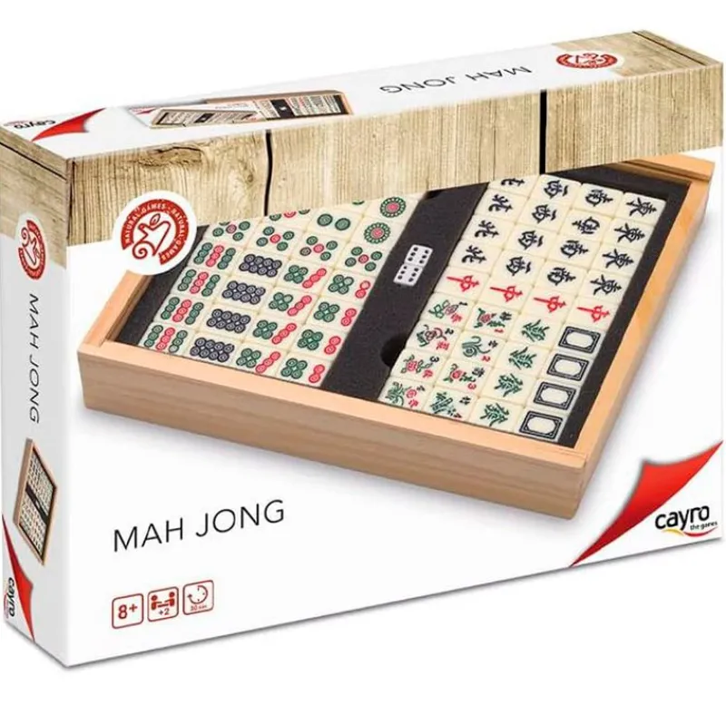CAYRO Mah Jong Madera- Juegos De Mesa