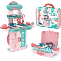 DRIM DISCOUNT Maletín Banco Médico Infantil- Juegos Y Juguetes De Imitación