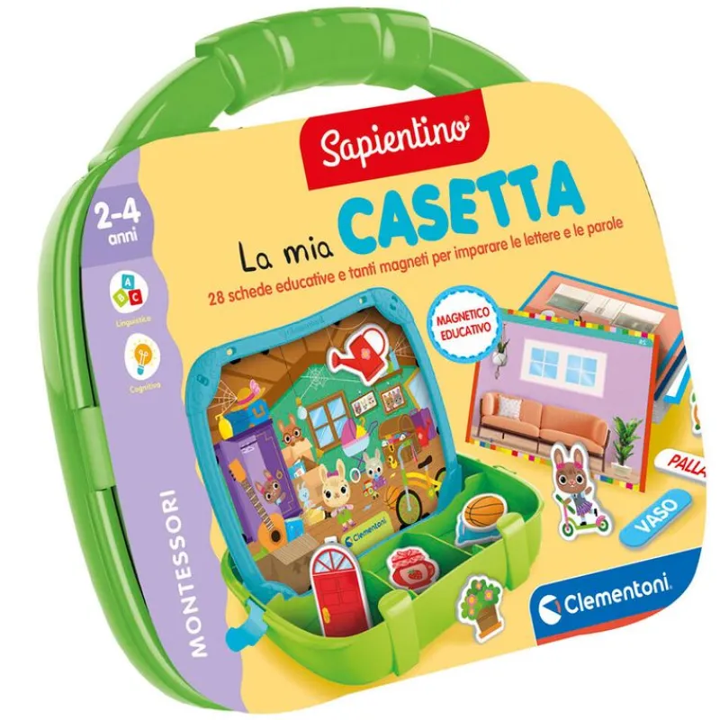 CLEMENTONI Maletín Magnético mi Casa- Juegos Y Juguetes Educativos