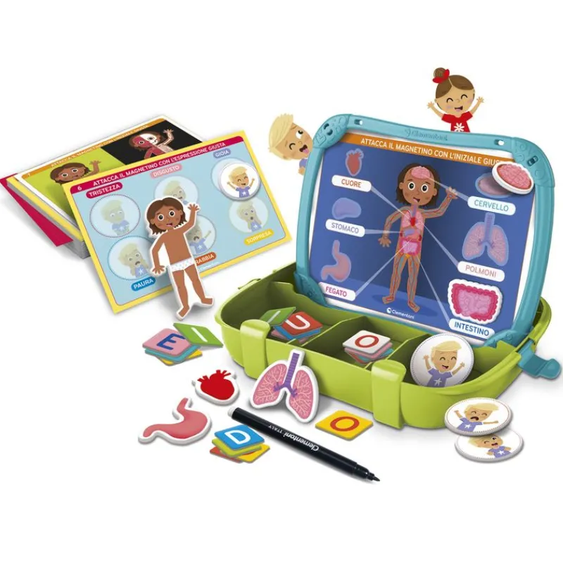 CLEMENTONI Juegos Y Juguetes De Imitación|Juegos Y Juguetes Educativos|Maletín Médico Magnético