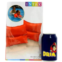 INTEX Manguitos Hinchables Neón Rojo- Aire Libre