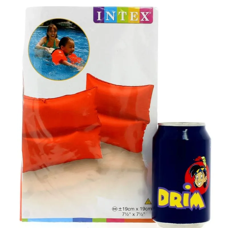 INTEX Manguitos Hinchables Neón Rojo- Aire Libre