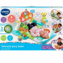 VTECH Mantas Y Gimnasios De Actividades|Primera Infancia Y Preescolar|Manta de actividades para bebé Selva Divertida