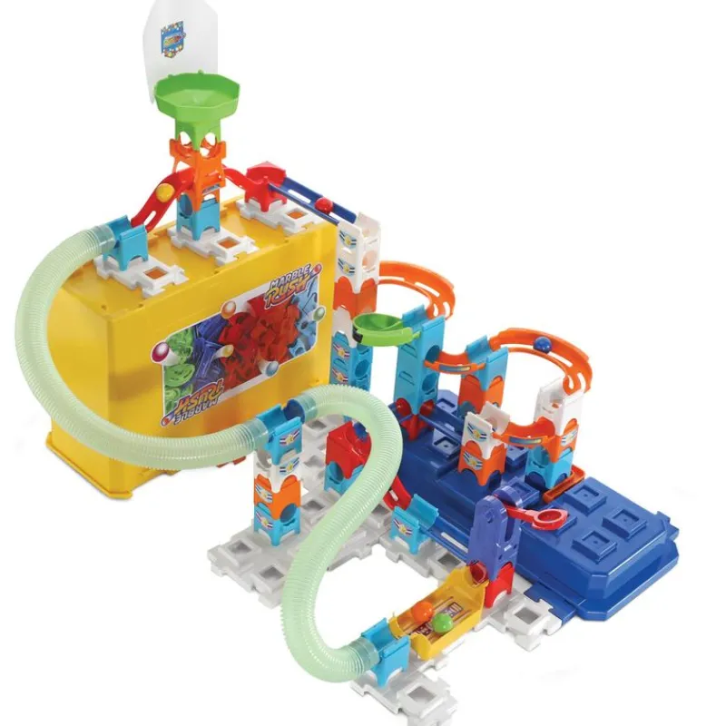 VTECH Puzzles Y Construcciones|Primera Infancia Y Preescolar|Marble Rush Storage Box Circuito Canicas