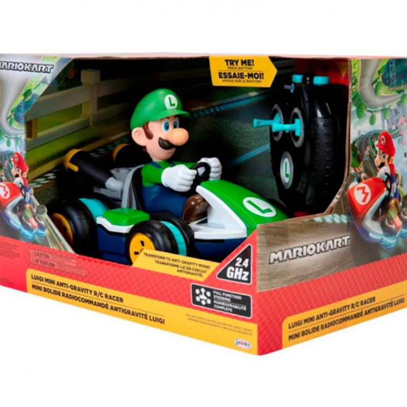 JAKKS PACIFIC Mario Kart Coche Luigi R/C- Coches Radio Control (R/C)