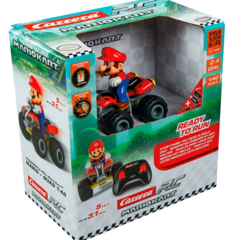CARRERA Mario Kart Quad Escala 1:40 R/C- Coches Radio Control (R/C)