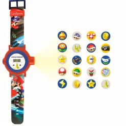 LEXIBOOK Mario Kart Reloj Digital Proyector- Electrónicos