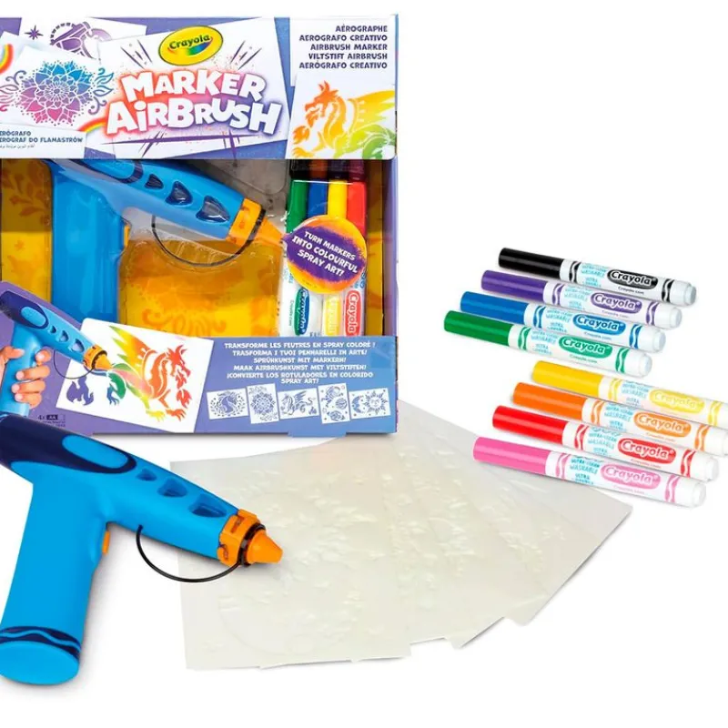 CRAYOLA Marker Airbrush Aerógrafo Creativo- Manualidades
