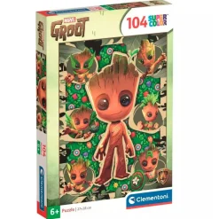 CLEMENTONI Marvel Groot Puzzle 104 Piezas- Puzzles Y Construcciones