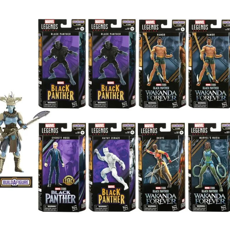 HASBRO Marvel|Figuras Y Figuras De Acción|Marvel Legends Black Panther Series Figura Surtida