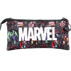 KARACTERMANIA Marvel Portatodo Triple- Escolar