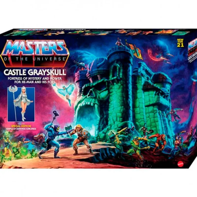 MATTEL Masters del Universo Castillo de Grayskull- Figuras Y Figuras De Acción