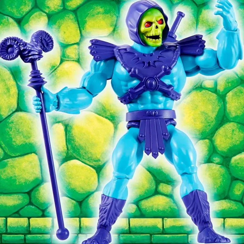 MATTEL Figuras Y Figuras De Acción|Masters del Universo Figura Skelletor