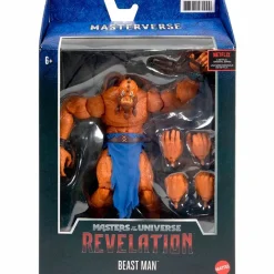 MATTEL Masters del Universo Revelations Beast Man- Figuras Y Figuras De Acción